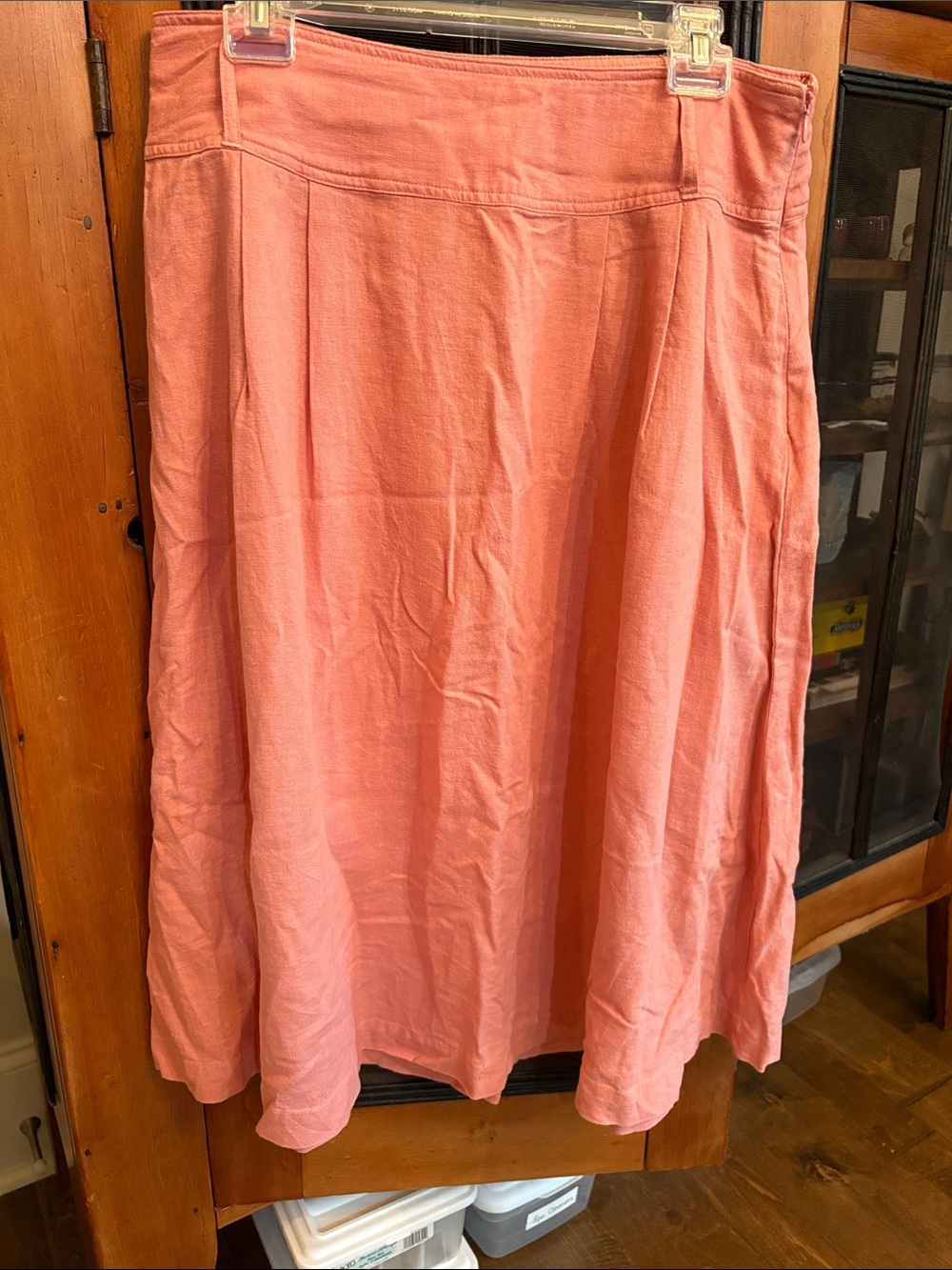 Women's Coral Midi A-Line Skirt